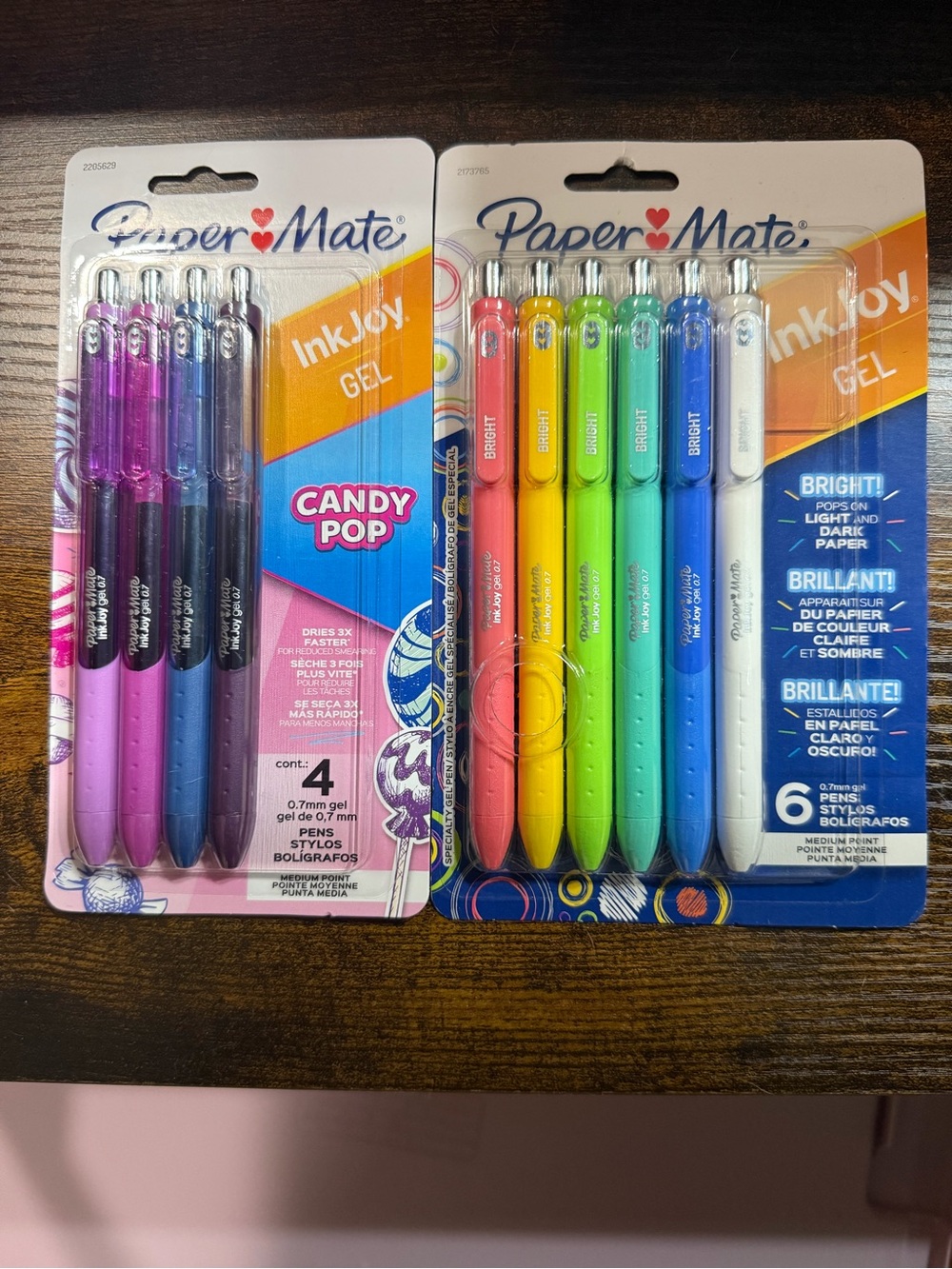 Paper Mate InkJoy Gel Pens - Pink & Multicolor Sets
